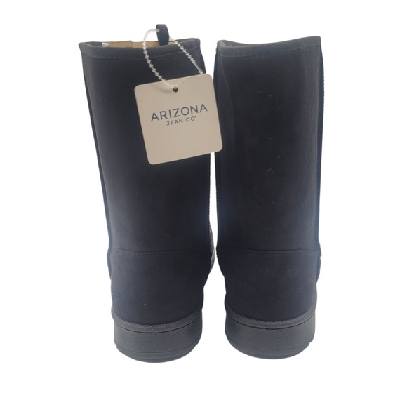 Women's‎ Arizona Jean Co Stratton Flat Heel Winter Boots - Black - 9 - NIB - Picture 3 of 7